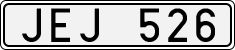License plate of Sweden, Regular plates
