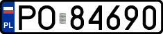 License plates of Poland, Regular car plates