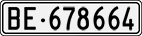 License plate of Switzerland, Cars