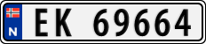 License plate of Norway, Cars