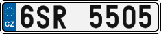 License plate of the Czech Republic, Cars (2001)