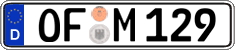 German license plate, Regular plates