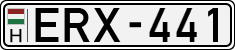 license plates of Hungary, Cars (1990)