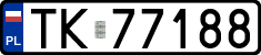 License plates of Poland, Regular car plates