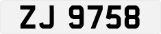 License plate of Hong Kong, AB 1234