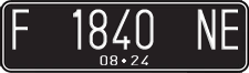 License plate of Indonesia, Regular plates