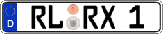 German license plate, Regular plates