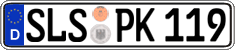 German license plate, Regular plates