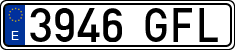 License plates of Spain, Ordinary (2000)