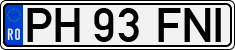 License plate of Romania, Regular plates
