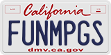 California, Vanity Plates