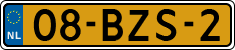 License plate of the Netherlands, Heavy Commercial Vehicles (1994 system)