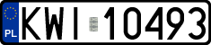 License plates of Poland, Regular car plates