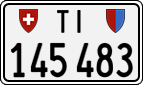 License plate of Switzerland, Cars