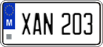 License plate of Malta, Regular plates (ABC 123)