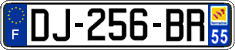 French license plate, SIV (ordinary)