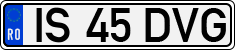 License plate of Romania, Regular plates
