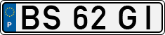 License plate of Portugal, Regular plates