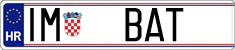 License plate of Croatia, Vanity Plates
