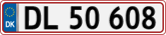 License plate of Denmark, Regular plates