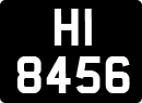License plate of the United Kingdom, 1903 year system