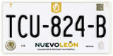 Nuevo León, Cars (AAA-000-A)