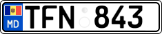 License plate of Moldova, Cars (2015)