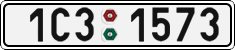 License plate of the Czech Republic, Cars (2001)