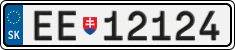 License plate of Slovakia, Vanity Plates