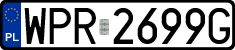 License plates of Poland, Regular car plates