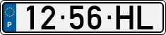 License plate of Portugal, Regular plates