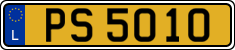 License plate of Luxembourg, 2003 year system