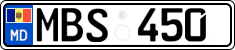 License plate of Moldova, Cars (2015)