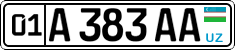 01 A 383 AA