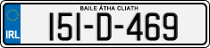 License plate of Ireland, Regular plates