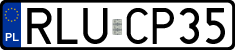 License plates of Poland, Regular car plates