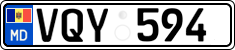 License plate of Moldova, Cars (2015)
