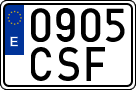 License plates of Spain, Ordinary (2000)