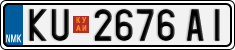 License plate of North Macedonia, Regular plates (2012)