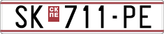 License plate of North Macedonia, Regular plates (1993)