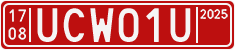 License plate of Sweden, Transit plates
