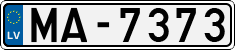 License plate of Latvia, Regular car plates