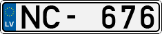 License plate of Latvia, Regular car plates