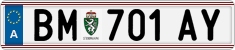 License plate of Austria, Regular plates