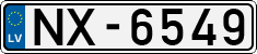 License plate of Latvia, Regular car plates