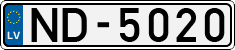 License plate of Latvia, Regular car plates