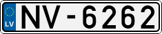 License plate of Latvia, Regular car plates