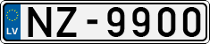 License plate of Latvia, Regular car plates