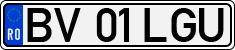 License plate of Romania, Regular plates