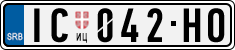 License plate of Serbia, Cars